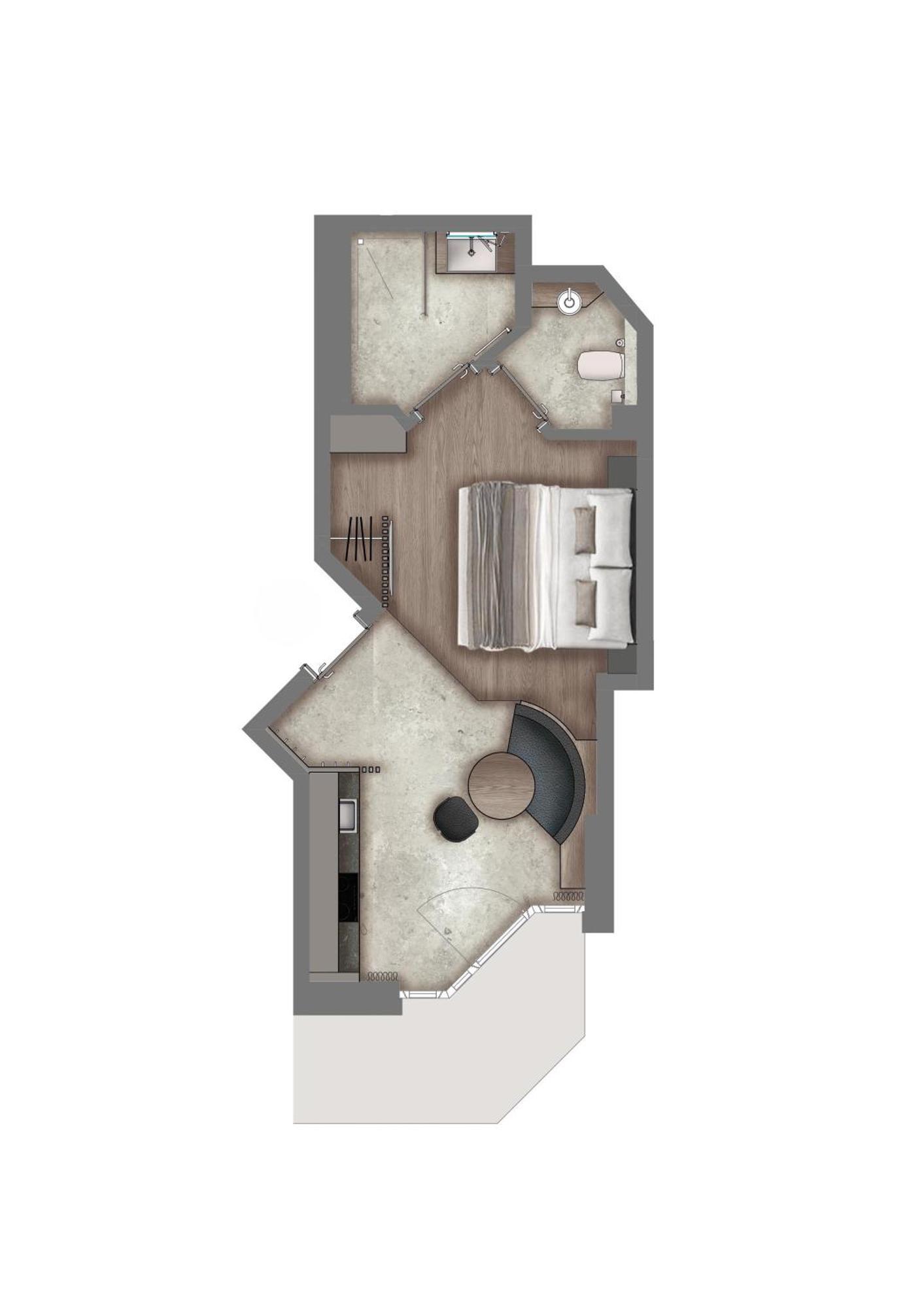 Appartements Aurikel Corso イシュグル 部屋 写真