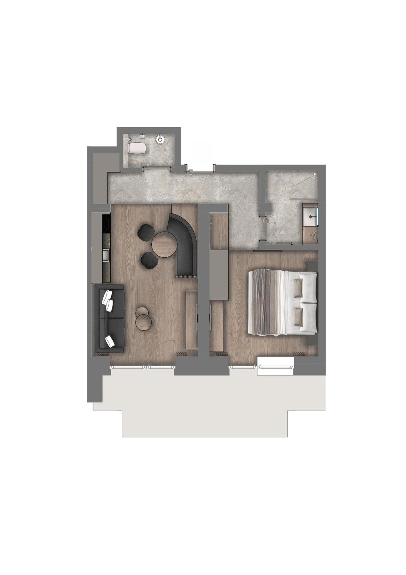 Appartements Aurikel Corso イシュグル 部屋 写真